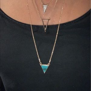 Forever 21 Triangle necklace bundle